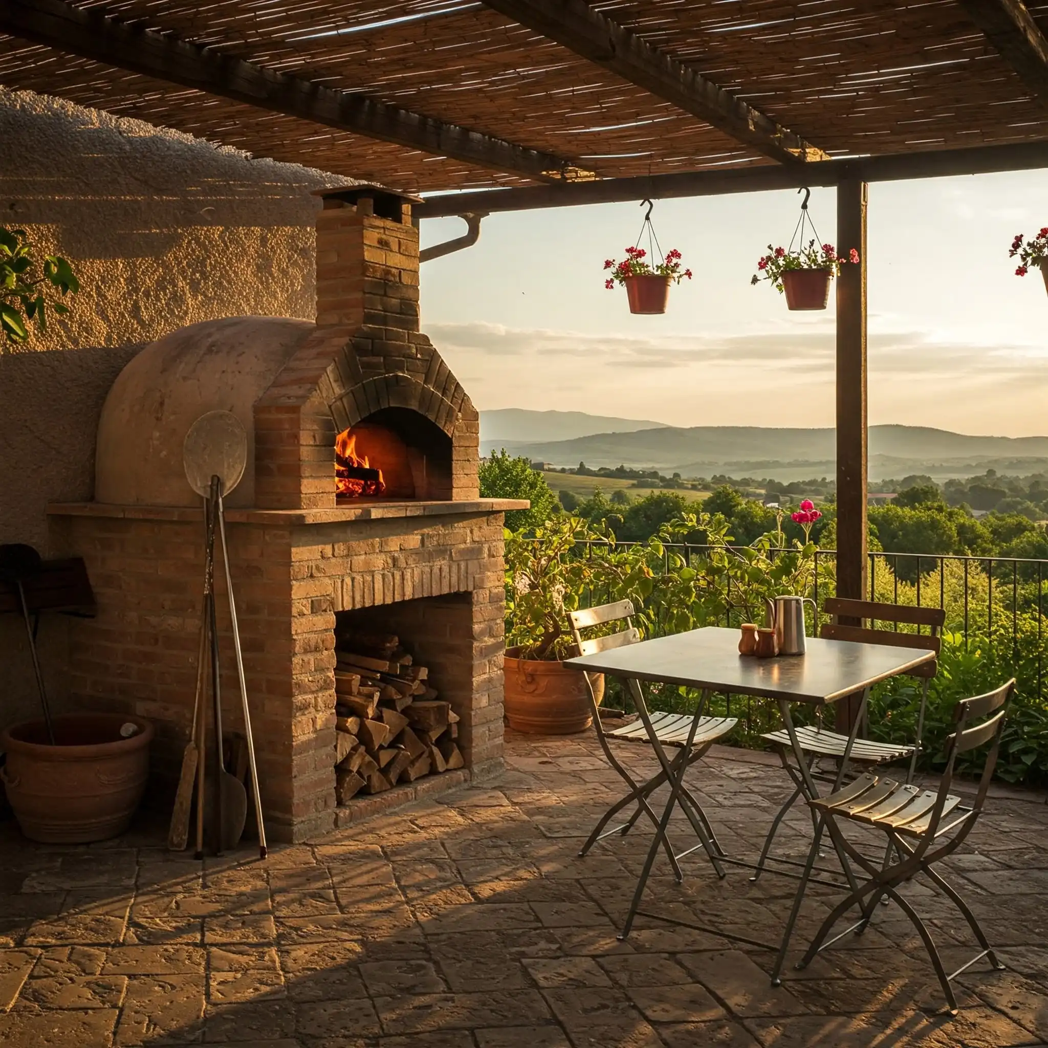 Un four à pizza, pour l’ambiance et la gourmandise